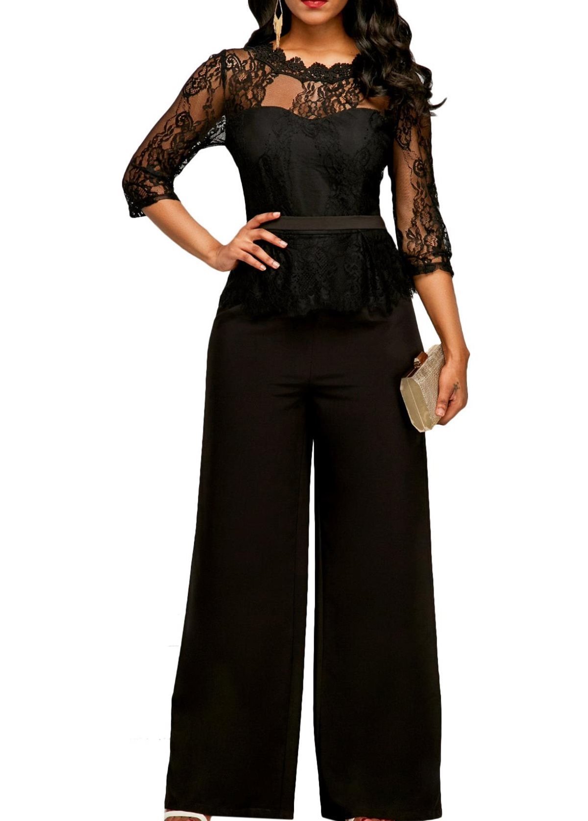 The New Summer New Sexy Lace Jumpsuits - Image 4